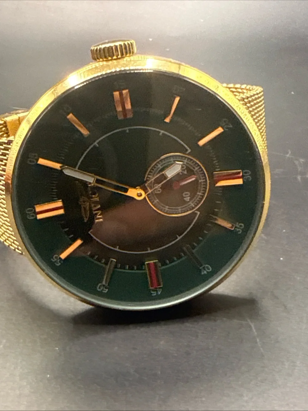 Invicta Vintage Men's Watch - 52mm, Gold (29153) New Battery!